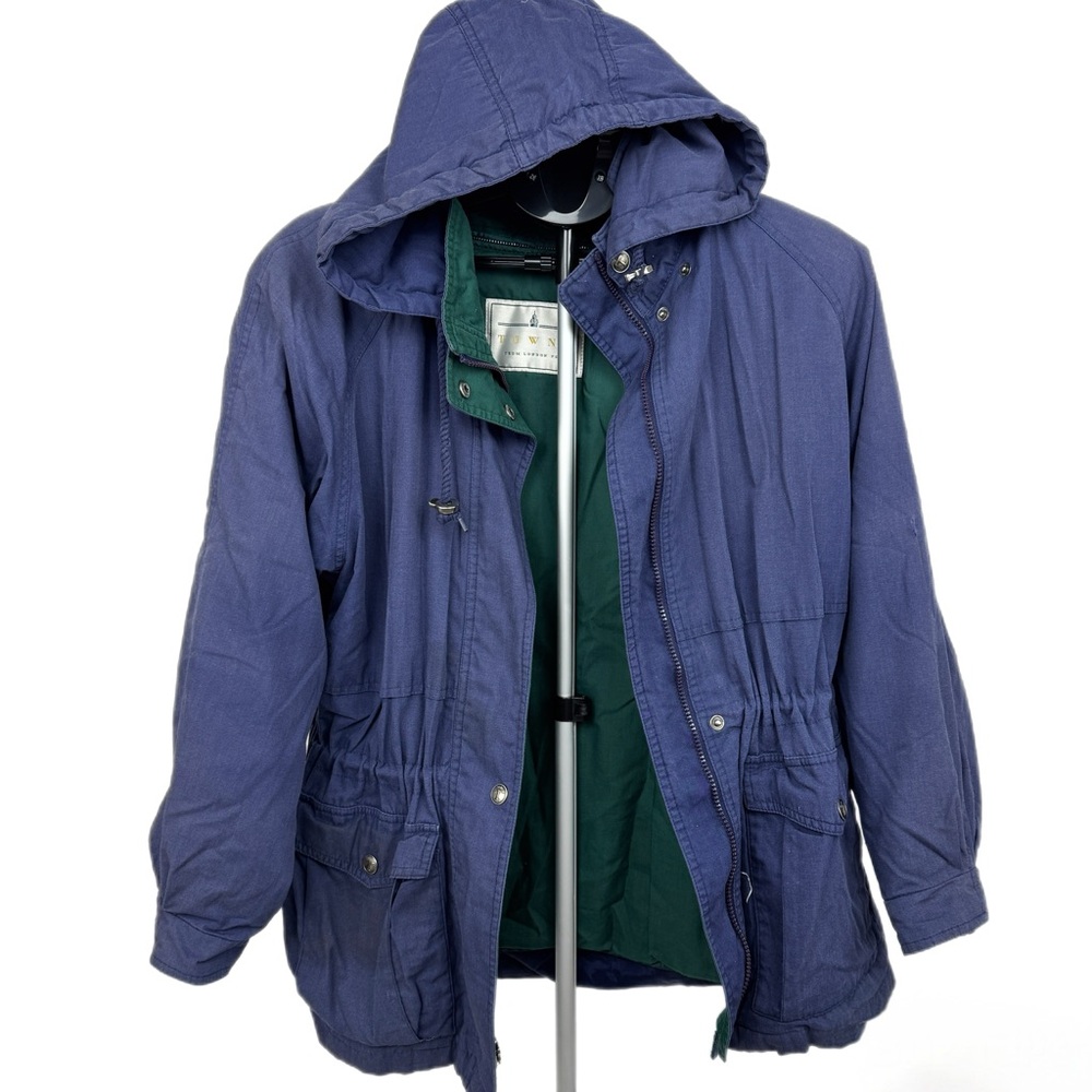 Vintage Towne by London Fog Purple 3-in-1 jacket Winter Coat Size M